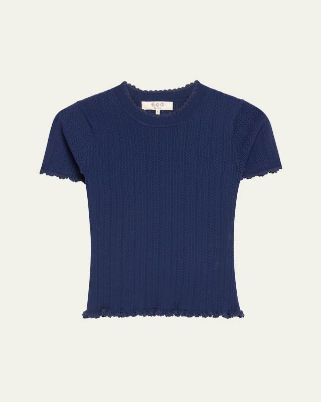 Abbie Knit Short-Sleeve T